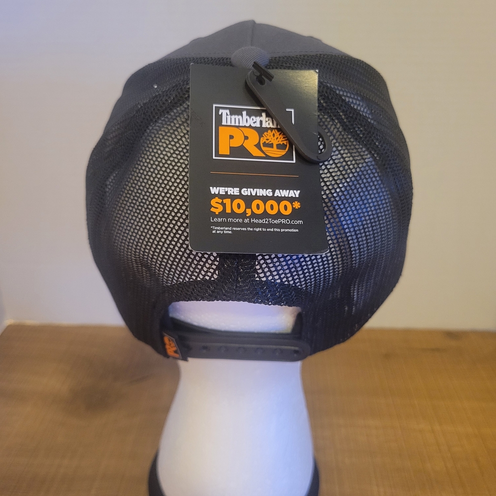 Timberland PRO Gray Hat with Orange Logo and Sunglasses - Picture 2 of 7